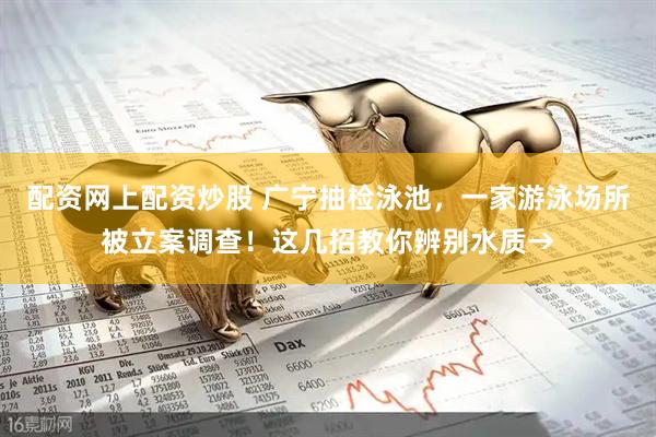 配资网上配资炒股 广宁抽检泳池，一家游泳场所被立案调查！这几招教你辨别水质→
